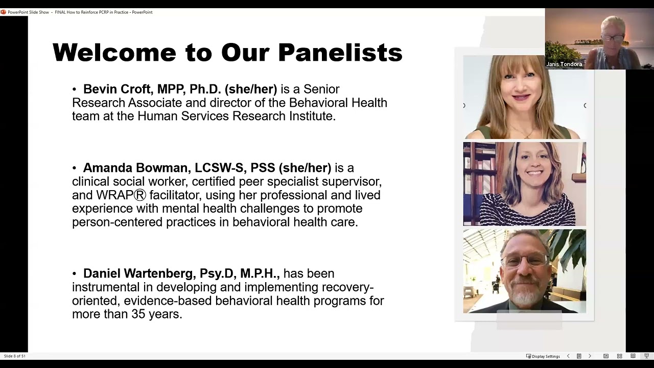 PCRP Corner: Staff Training, Supervision & Quality Monitoring: Webinar 6