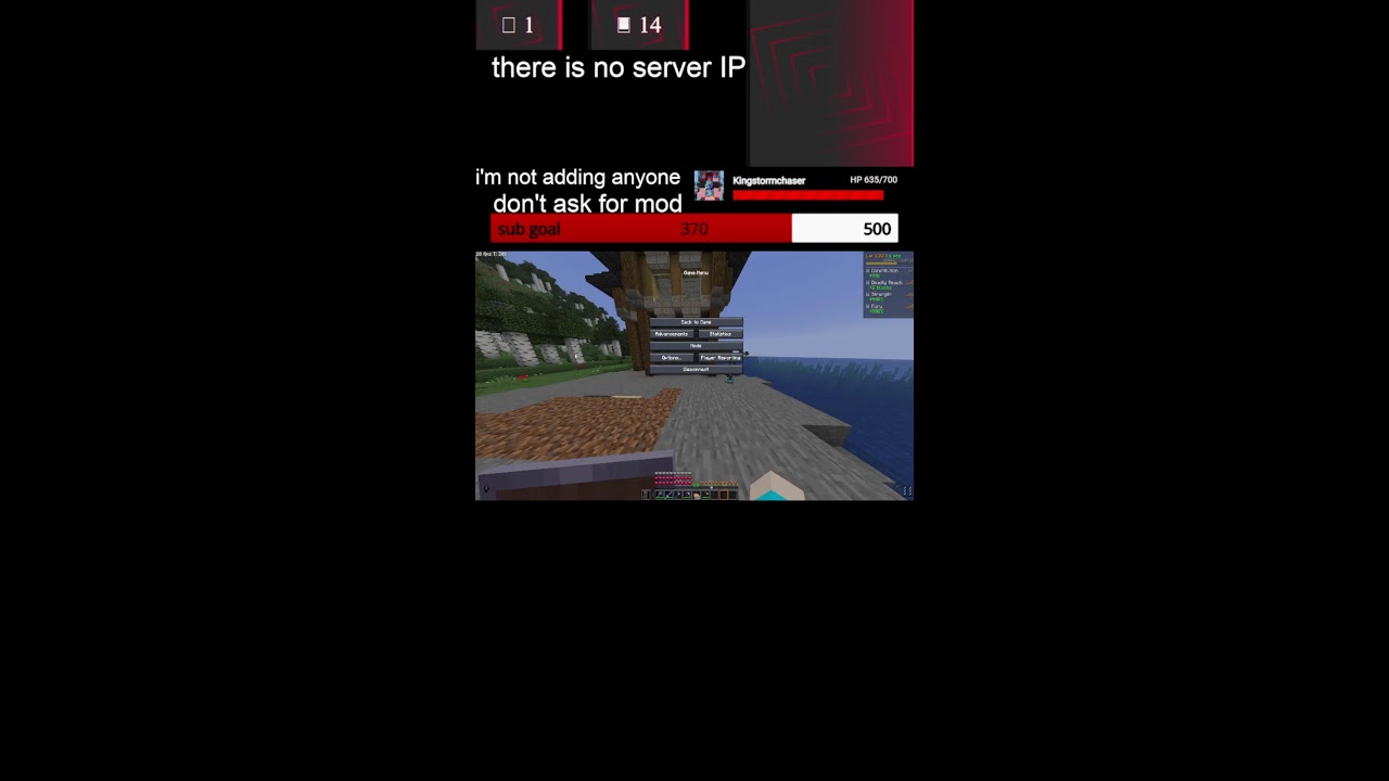 just chatting (No one can join the server)