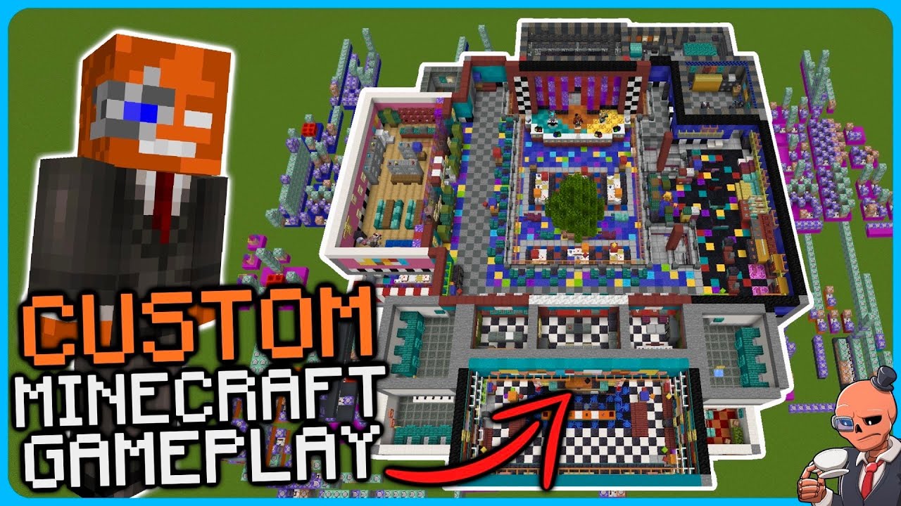 I made my own FNAF fan game in Minecraft and made it functional (Build + Gameplay)