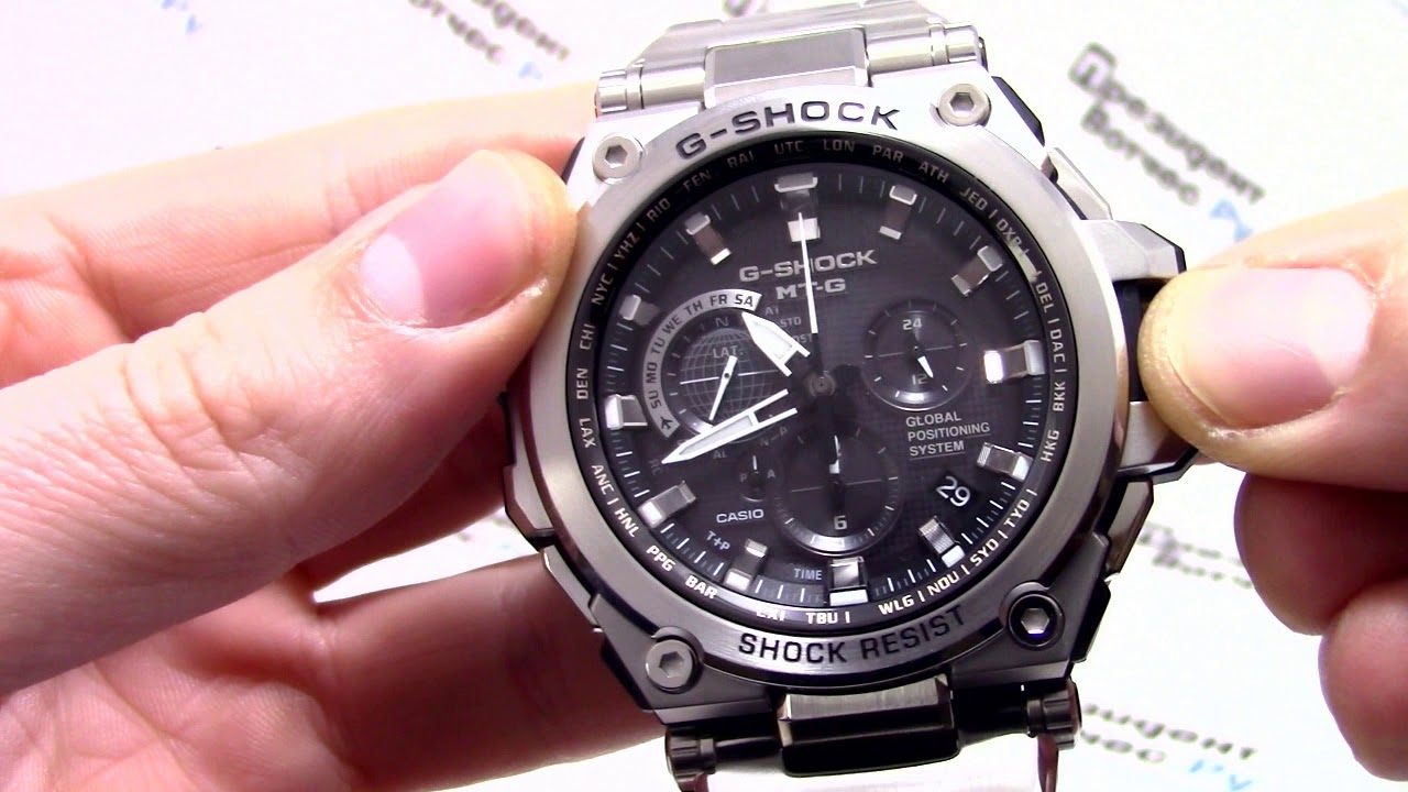 Часы Casio G-SHOCK MTG-G1000D-1A - Инструкция, как настроить от PresidentWatches.Ru