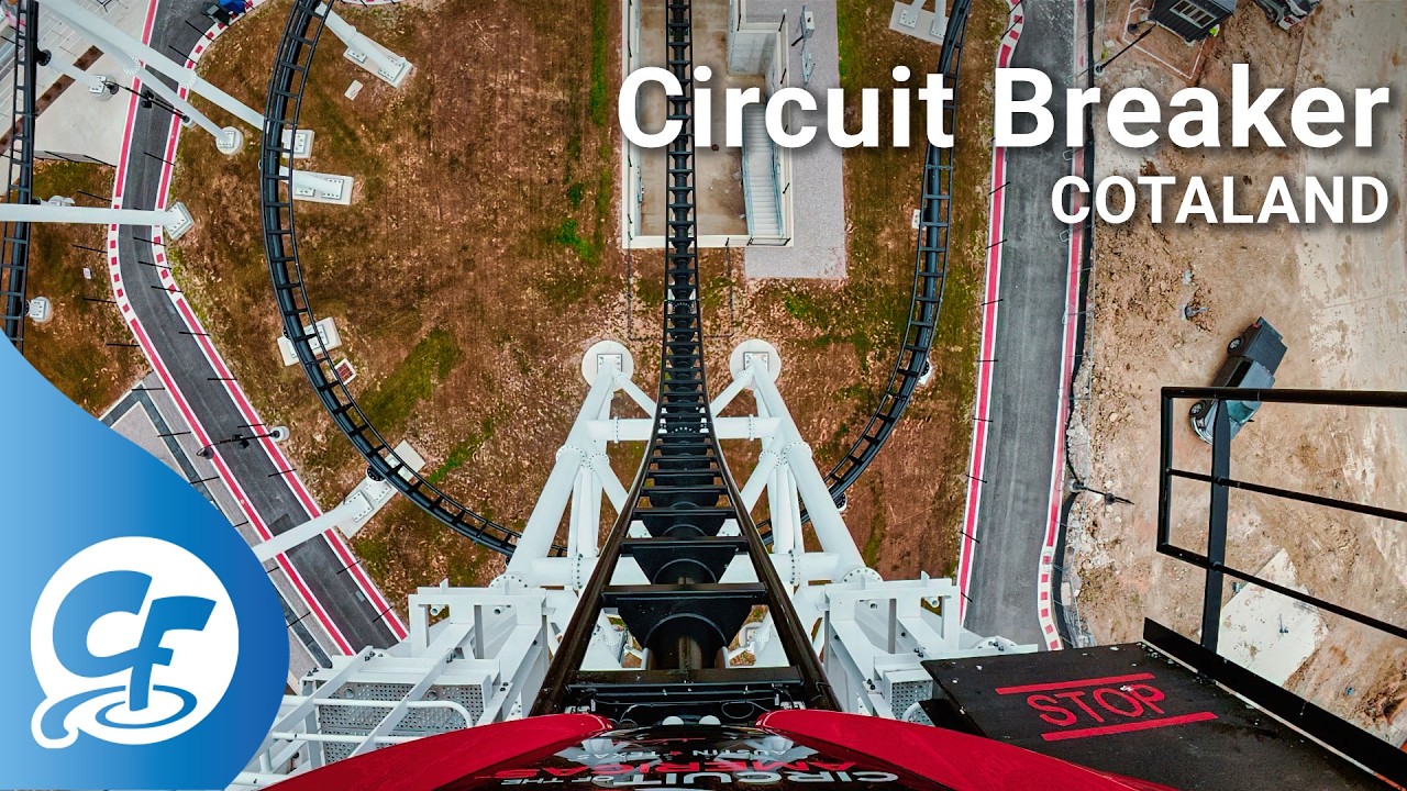 Circuit Breaker front seat on-ride 4K POV COTALAND Theme Park