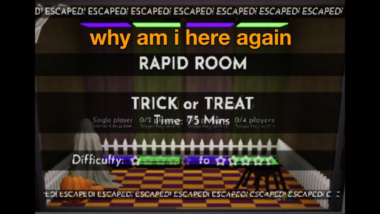 Terminal Rapid Room Trick or Treat: Explanation of How to beat It