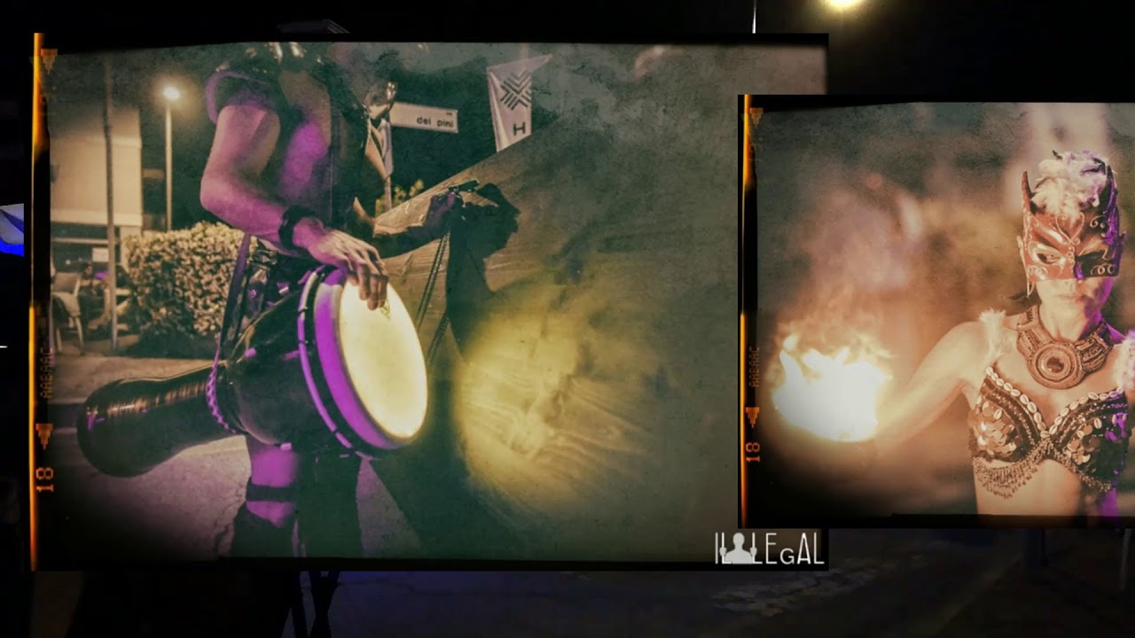 House tech Electro percussion Fuego show