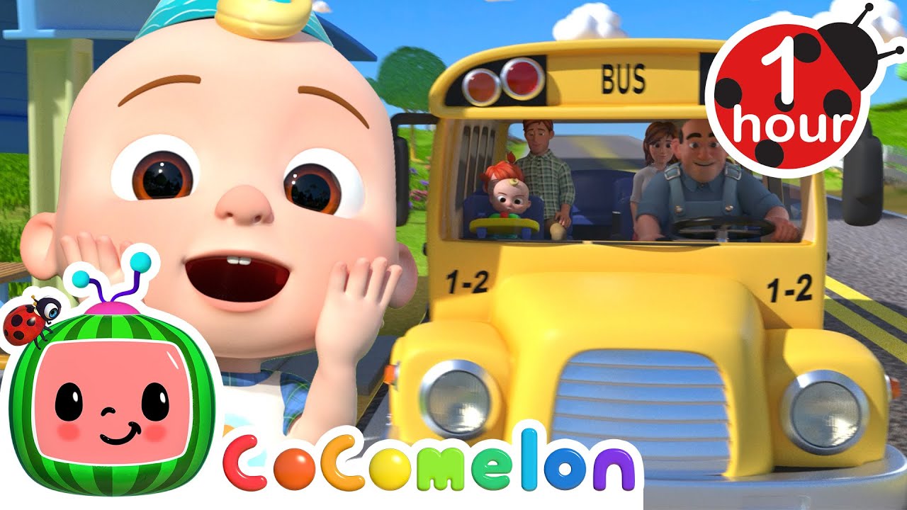 Wheels on the Bus V1 | CoComelon | 🚌Wheels on the BUS Songs! | 🚌Nursery Rhymes for Kids