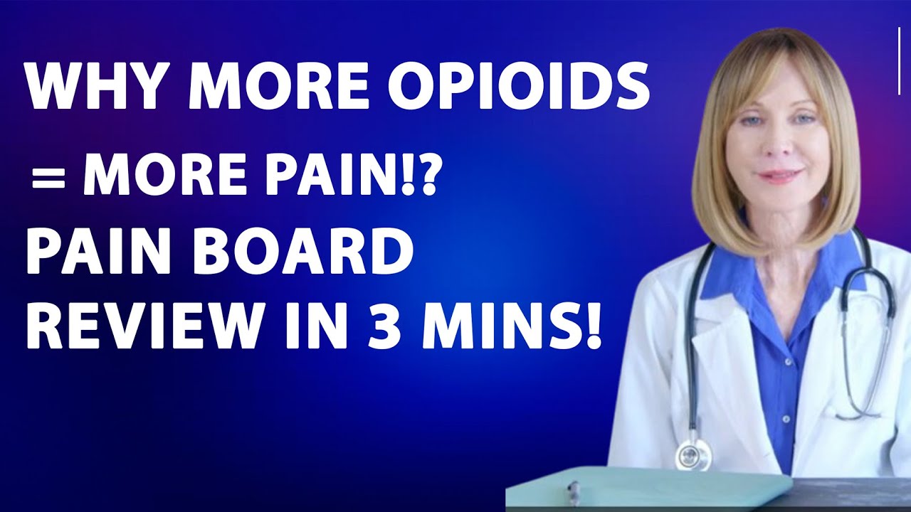 Pain Medicine Board Review Explained in 3 Minutes | High-Yield Prep for Medical Students