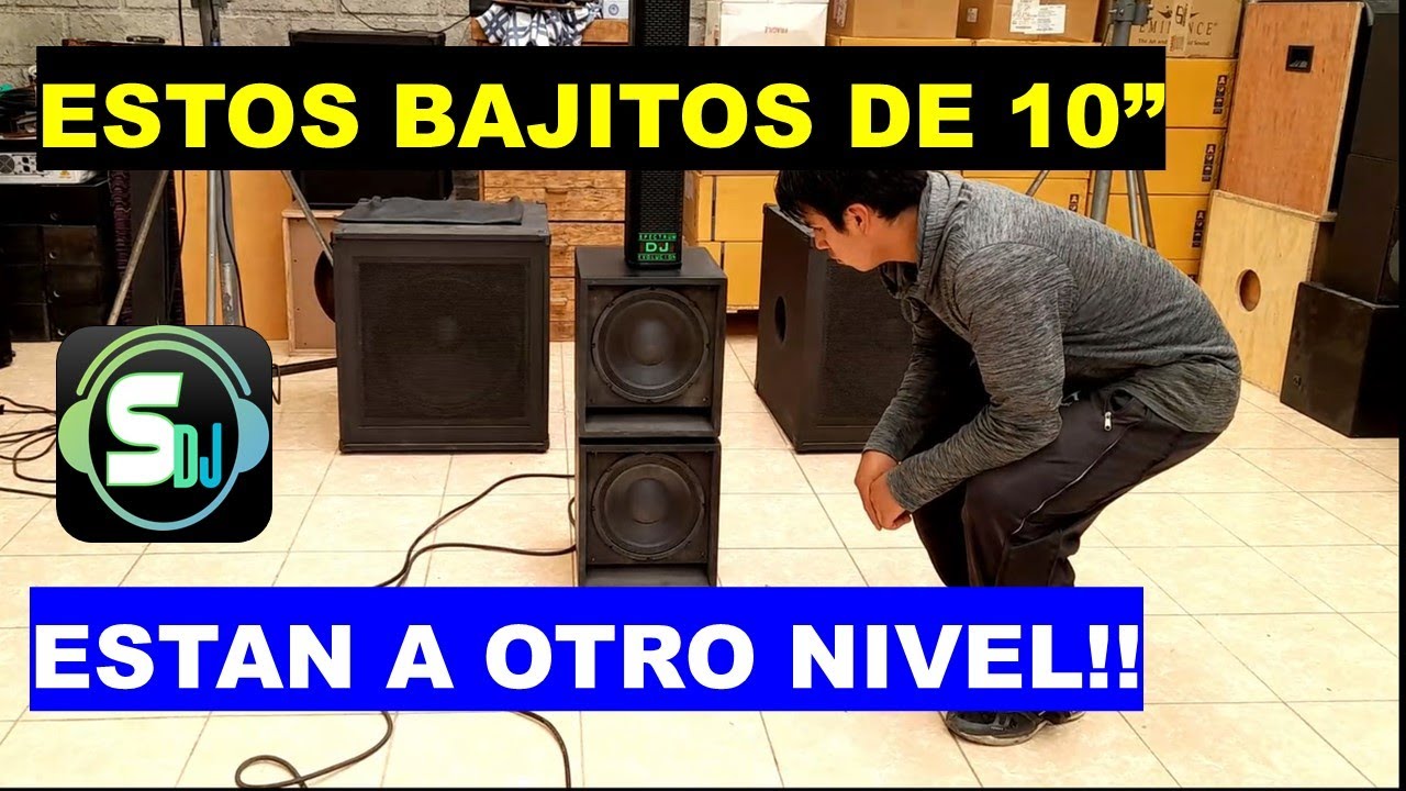Es POSIBLE HACER BAJOS con BOCINAS para MEDIOS 👀🤔 CHECA la PRUEBA de AUDIO con SPECTRUM DJ