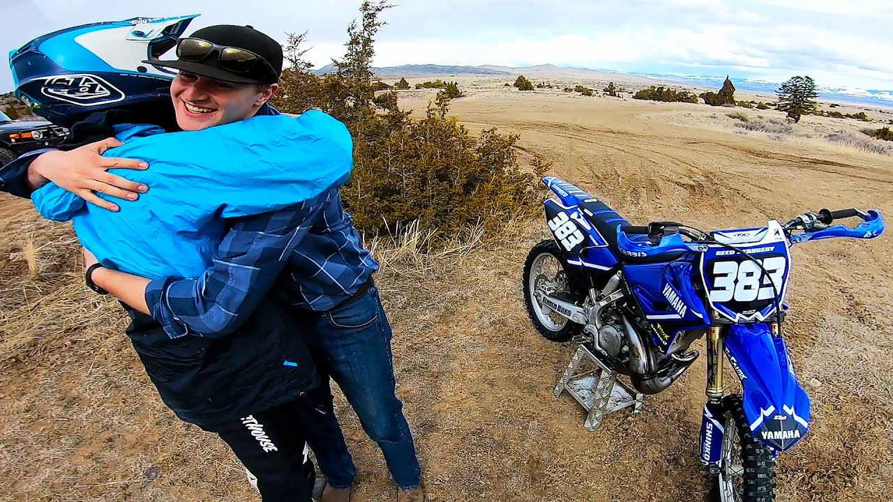 We Surprised Our Friend by Rebuilding His Dirt Bike