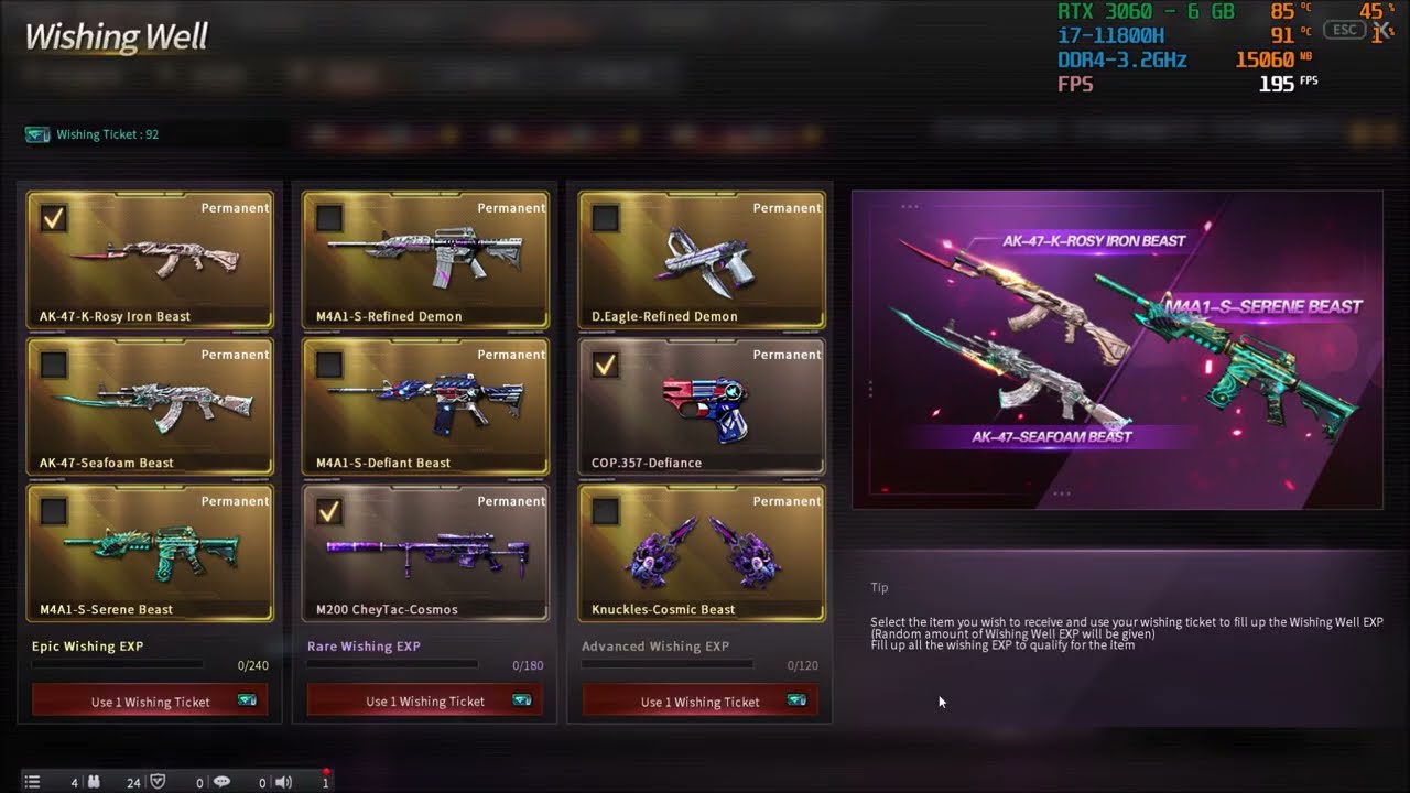 96 000 zp to get them all -- Citrine Well 09-2023