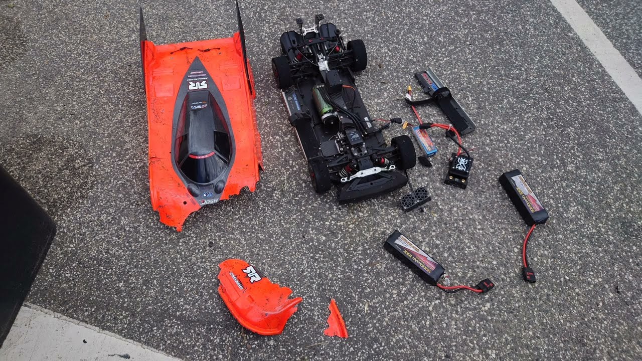 CRASH - 239kph 148mph, Arrma Limitless V1 GT Xlx2 Delta Plastic