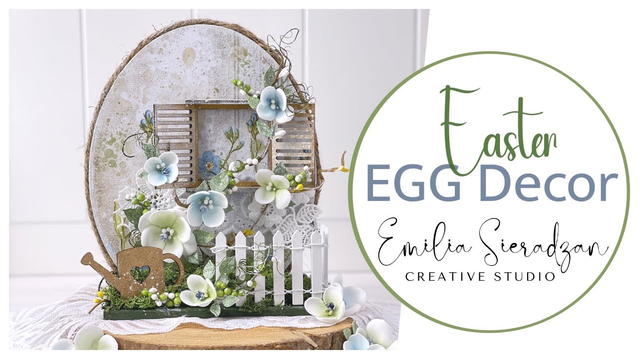 Easter Decor Altered MDF