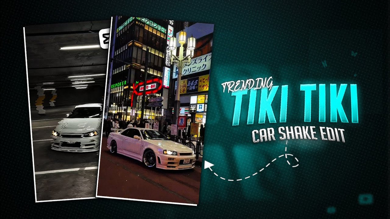 Trending Tiki Tiki Edit On Capcut | Nissan Skyline R34 Editing Tutorial...! ☠️