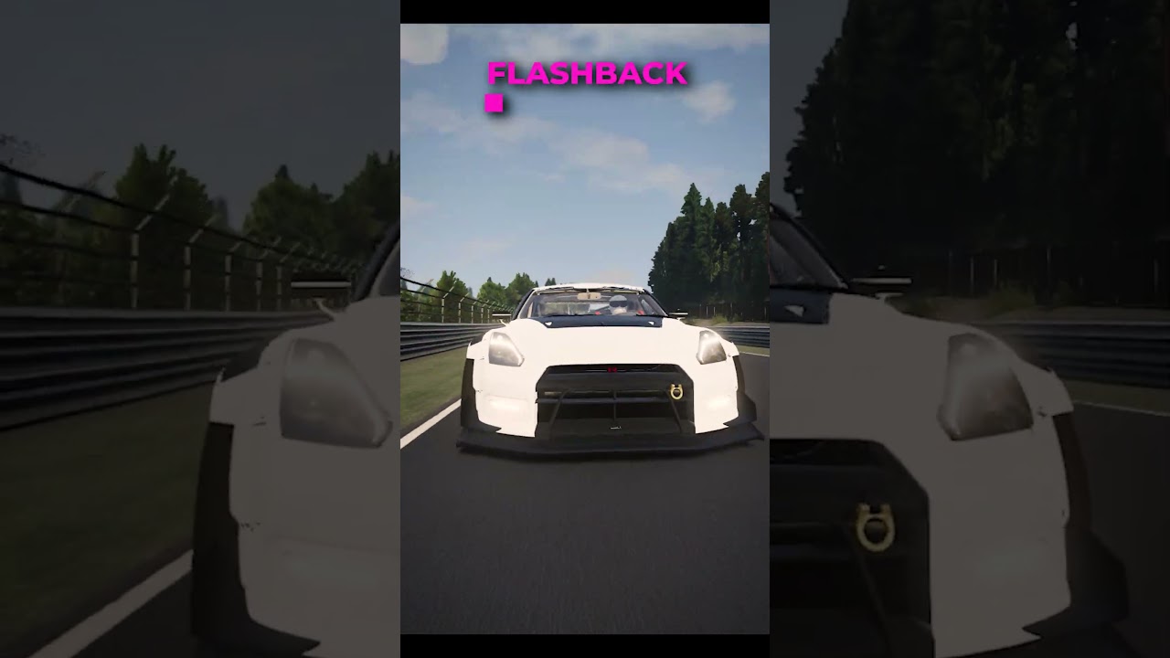 Nissan GTR Crash flashback ⚡️ 😱 BeamNG Drive #shorts #beamngdrive