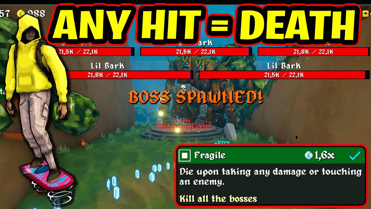 I Beat the Fragile Challenge (ANY Hit = Game Over) | Megabonk Guide