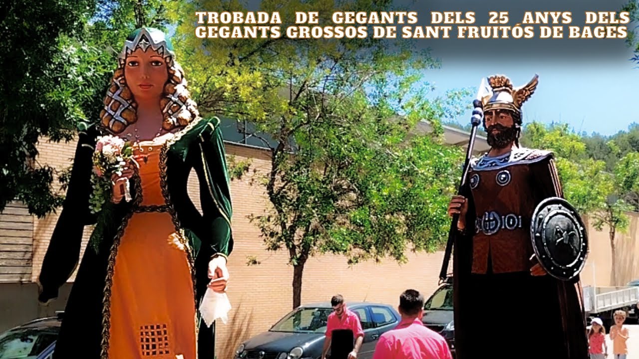 Trobada de gegants dels 25 anys dels gegants grossos de Sant Fruitós de Bages (2/6/2024)