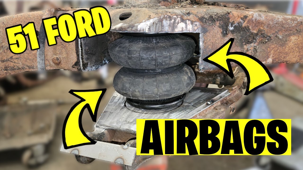 Installing Air Bags on a 1951 Ford Shoebox Rat Rod