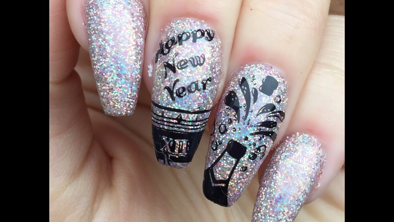 New Year's Eve Nail Art Tutorial