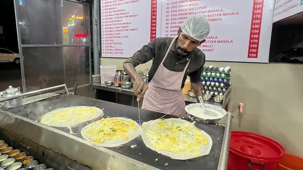 Evening Special Dosa of Kochi at Kaloor | Kochi Street Food