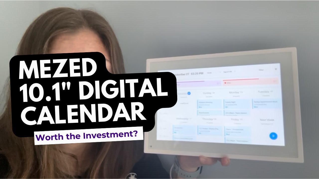 This Smart Digital Calendar Replaced My Wall Planner?! Deep dive of the Mezed 10.1