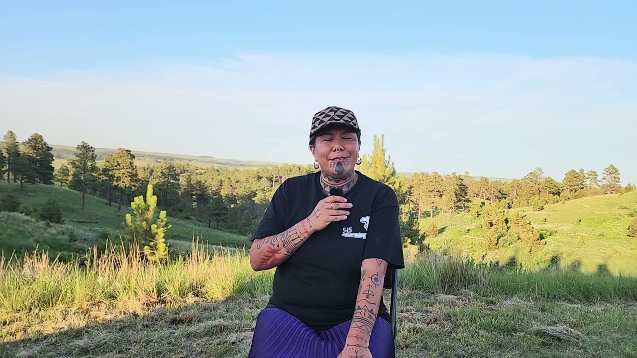 Борец за свободу Канахус Мануэль. Нация оглала-лакота Пайн-Ридж. 27 июня 2025 года.