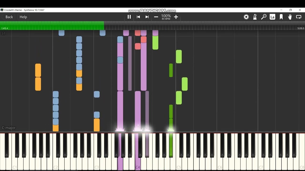Synthesia - Crockett's Theme