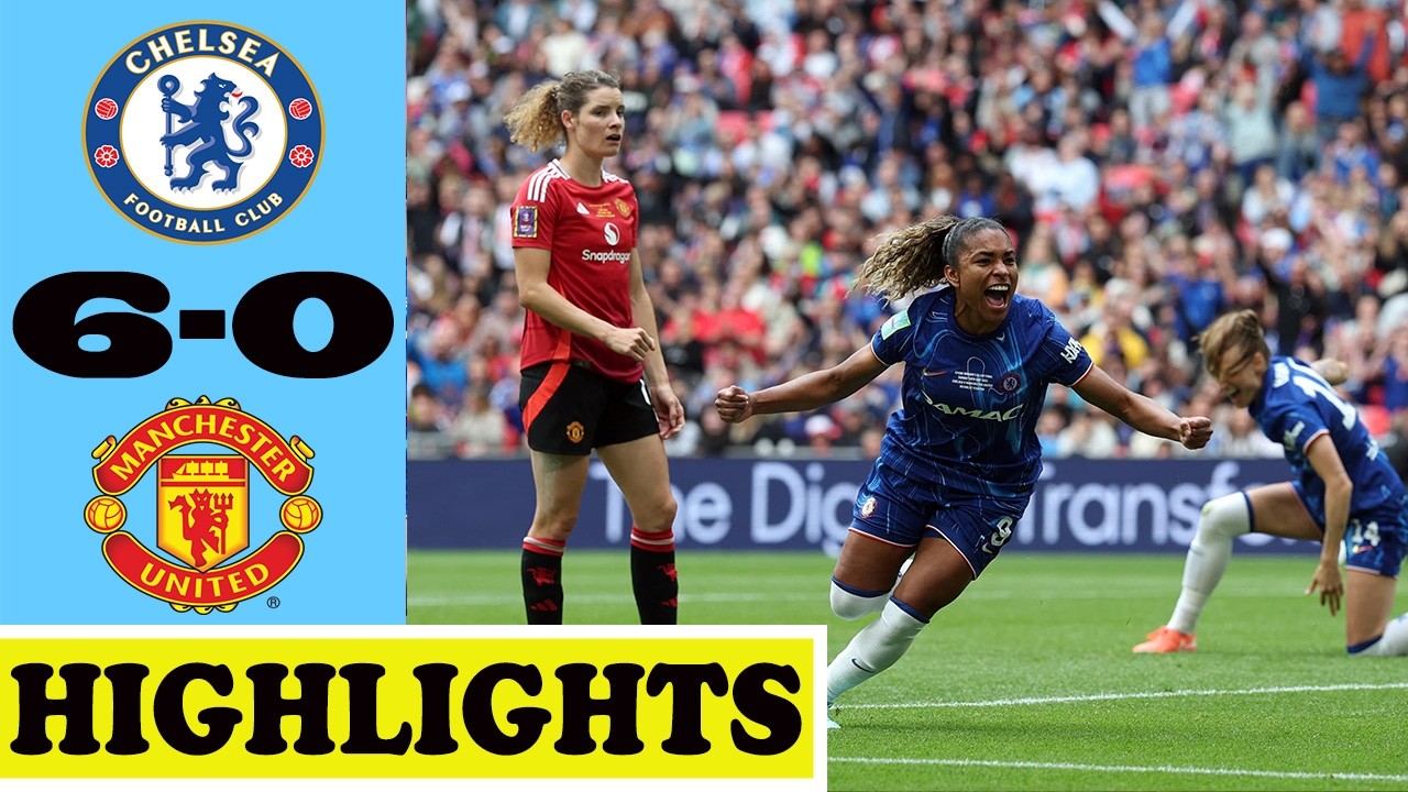 Chelsea vs Manchester United | The Blue girls really humiliated the Red Devil