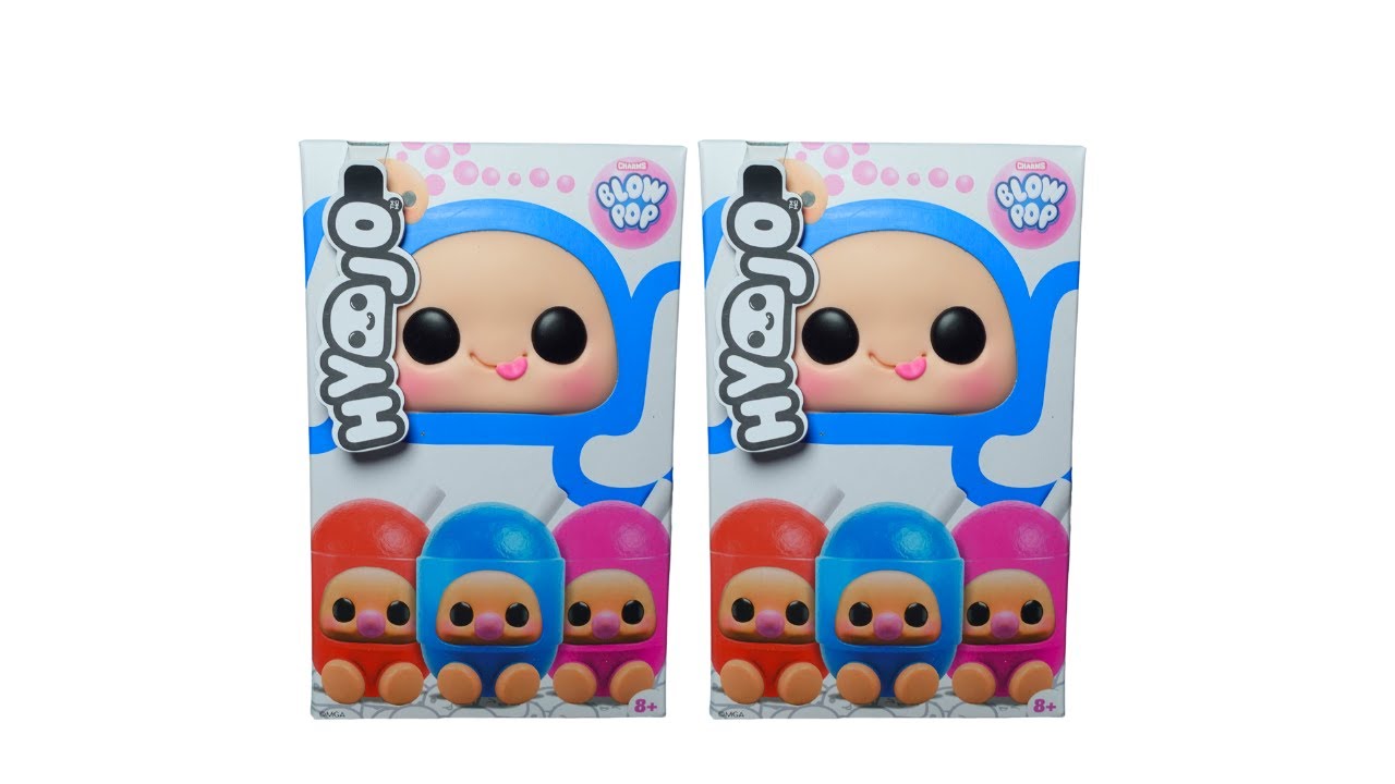 Распаковка коллекционной плюшевой игрушки-леденца Hyojo Charms Blow Pop из серии 1.
