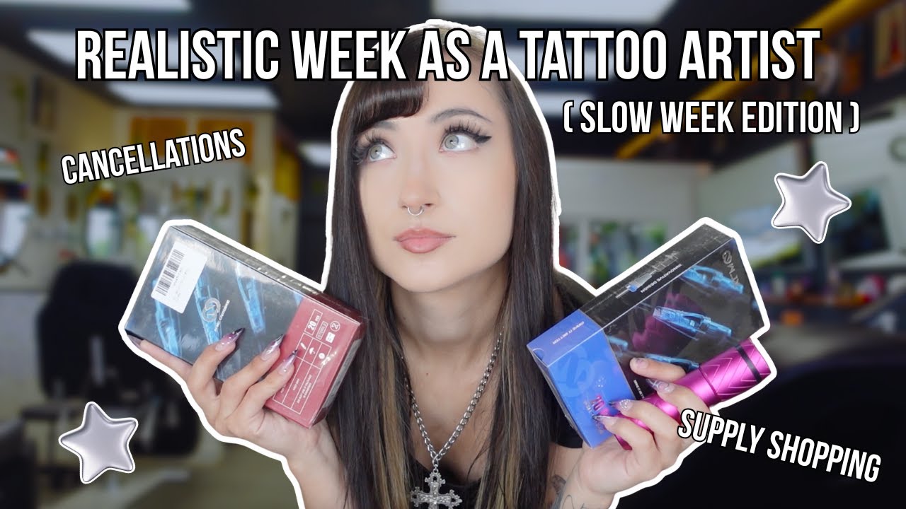 ☆ A Slow and REALISTIC Week in My Life | Tattoo Artist Edition ☆