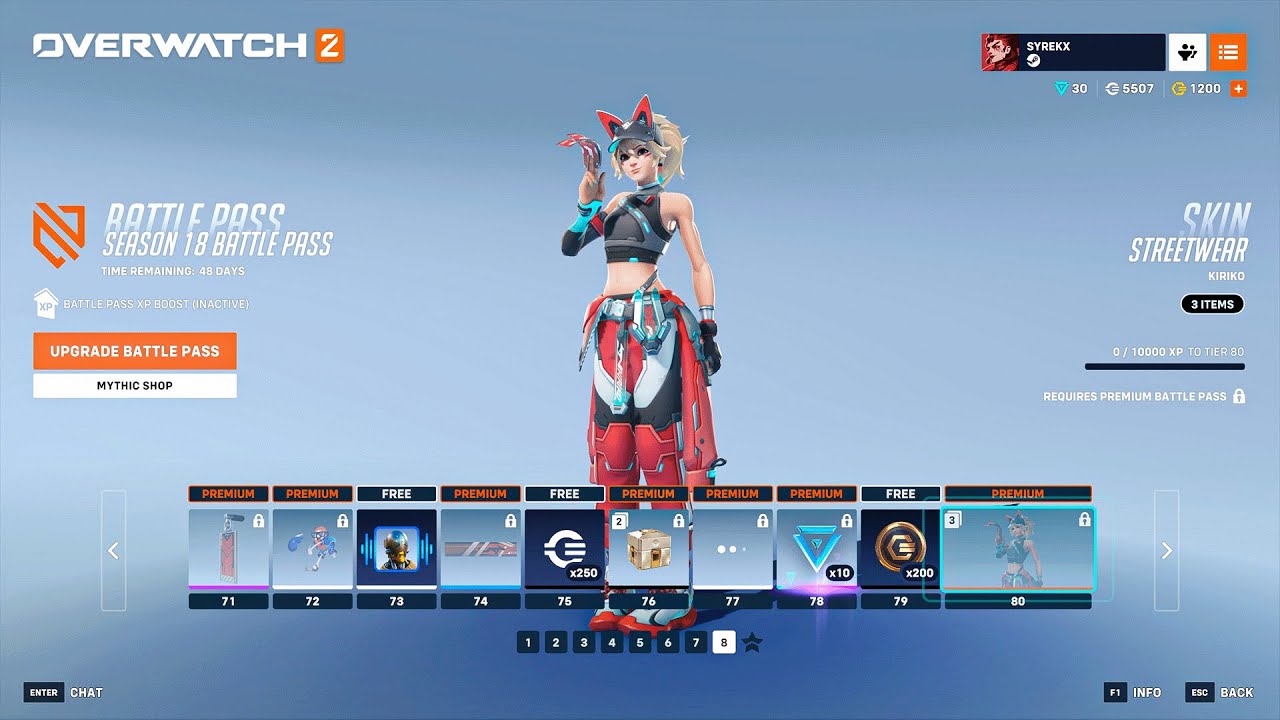 Overwatch 2 - Season 18 Battle Pass (Full Showcase)