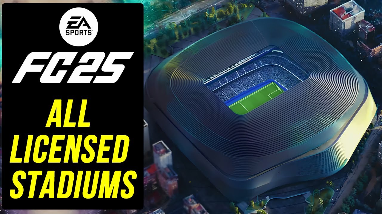 EA FC 25 NEWS | *CONFIRMED* ALL 125 LICENSED STADIUMS ✅