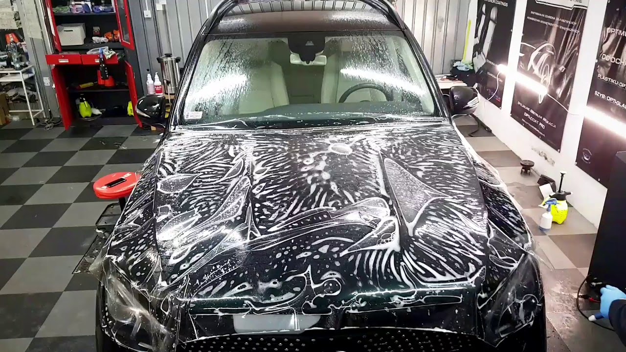 Mercedes GLE bezbarwna folia ochronna SunTek Ultra - instalacja