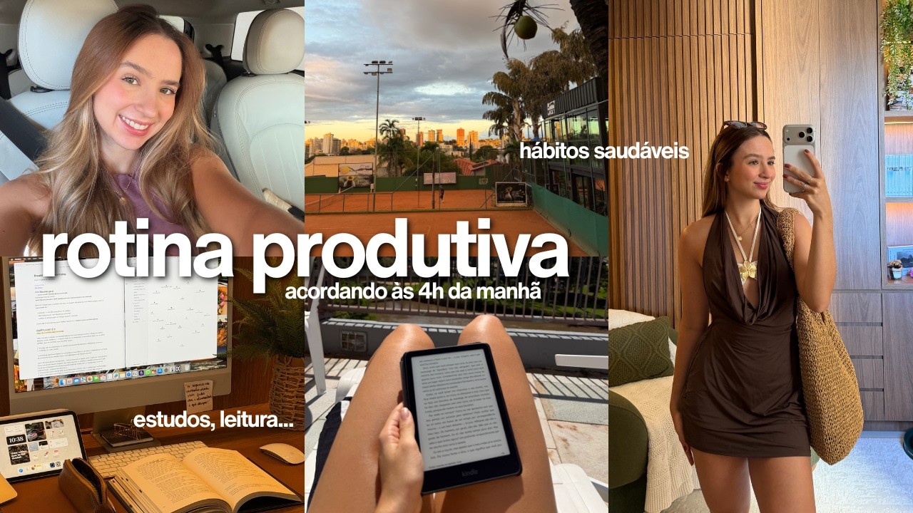 ROTINA PRODUTIVA | um dia realista, h&aacute;bitos saud&aacute;veis, estudos, quaresma...