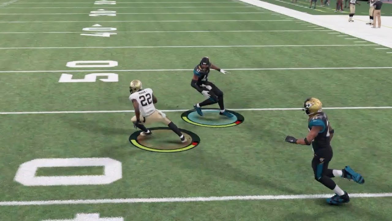 POWER RUNNING BACK MARK INGRAM 75 YARD TOUCHDOWN WITH NASTY JUKE! Madden 18 Online Ranked Gameplay
