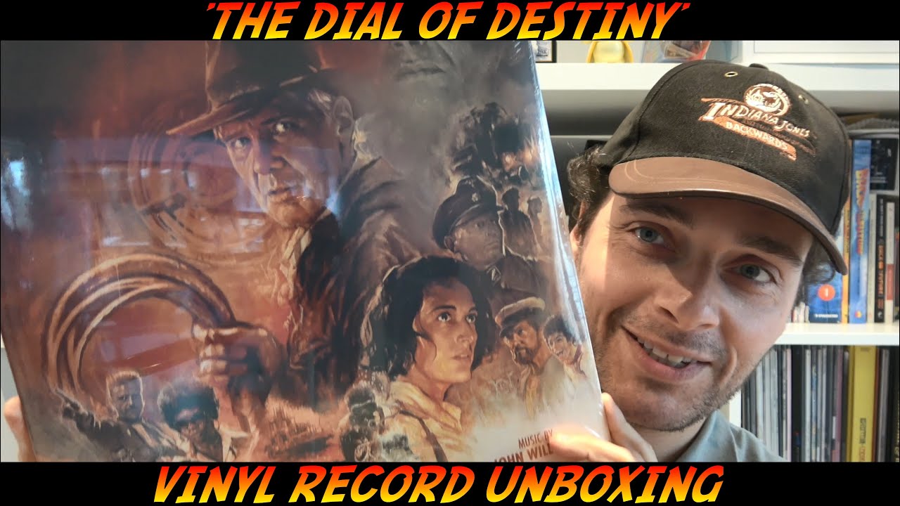 'Indiana Jones and the Dial of Destiny' vinyl record unboxing