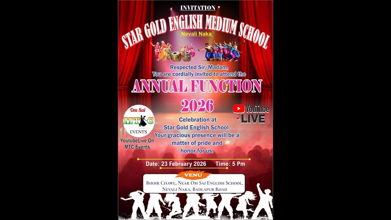 STAR GOLD ENGLISH MEDIUM SCHOOL ANNUAL FUNCTION 2026