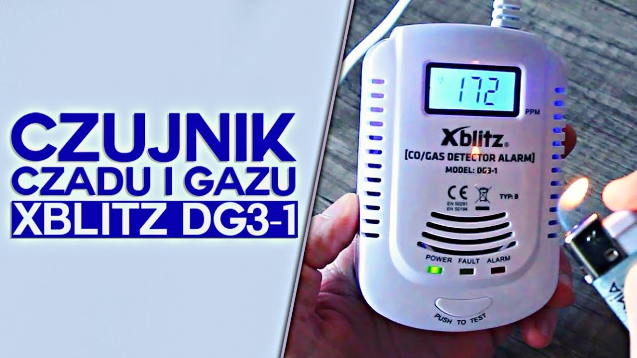 Jak nie zatruć się gazem? Xblitz DG3-1