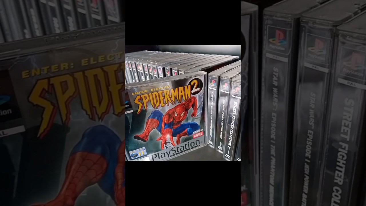 Ps1 spiderman 2 enter electro #spiderman #playstation #retrogaming #marvel #xbox #nintendo