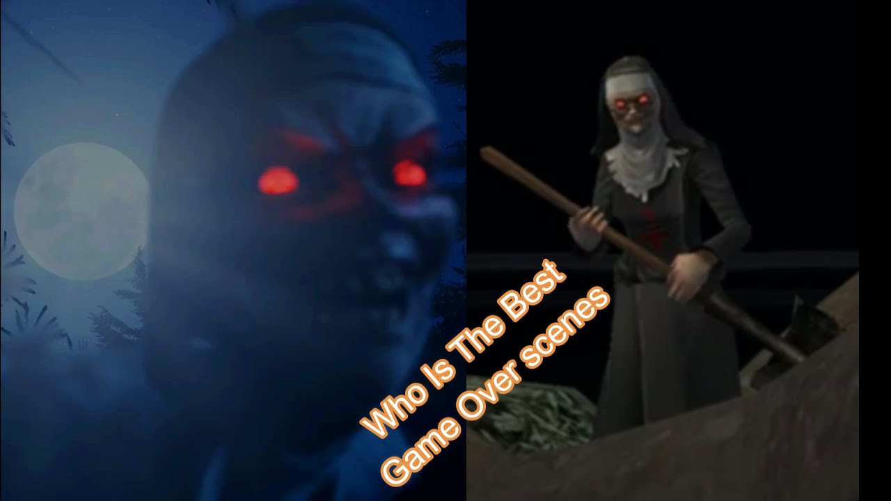 Who Is The Best Game Over Scenes Evil Nun: The Broken Mask VS Ice Scream 8 2 @gamezworldzone