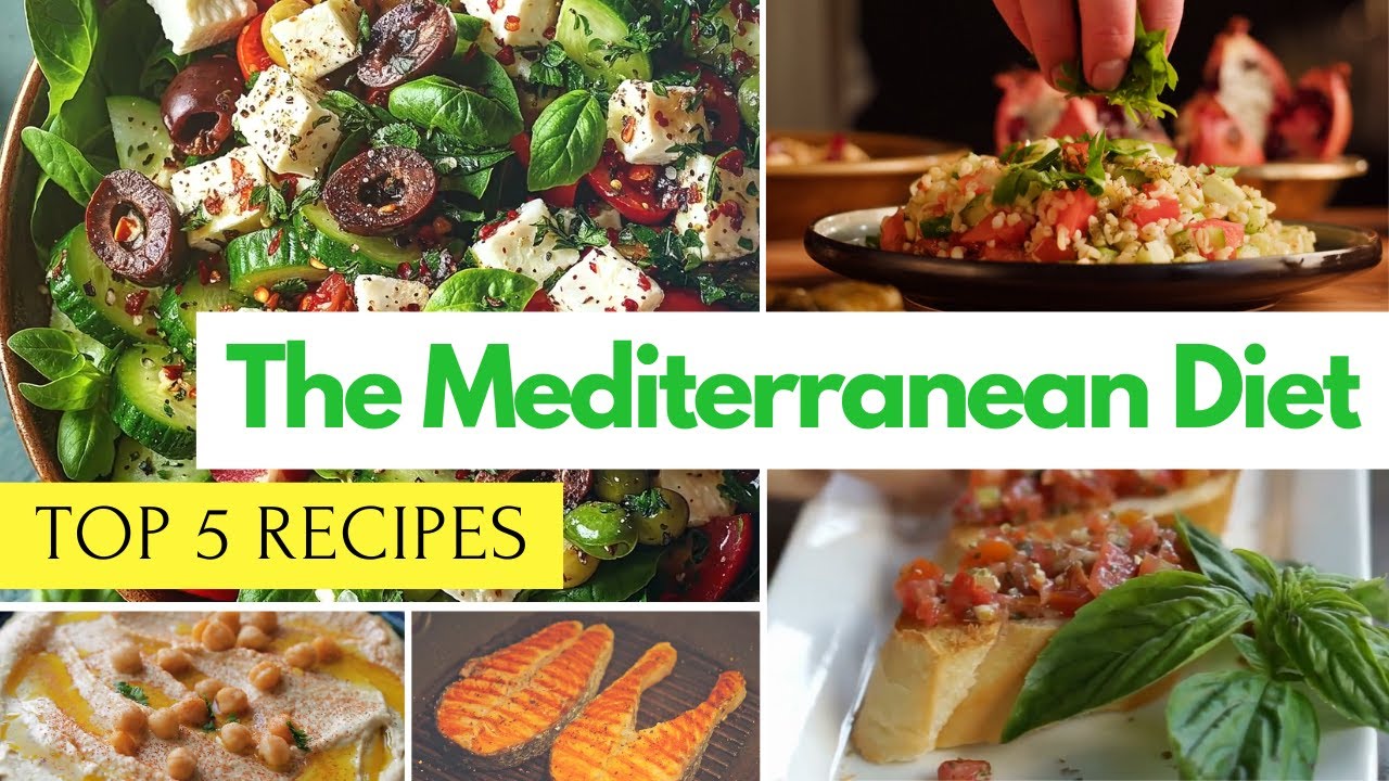 5 Classic MEDITERRANEAN DIET Recipes