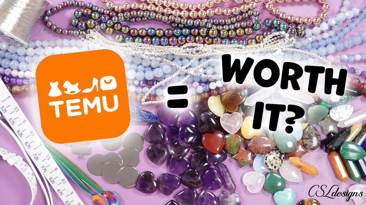 Temu HUGE Budget Haul for Jewellery Making | under ￡100 | Is Temu good？🤔 AD
