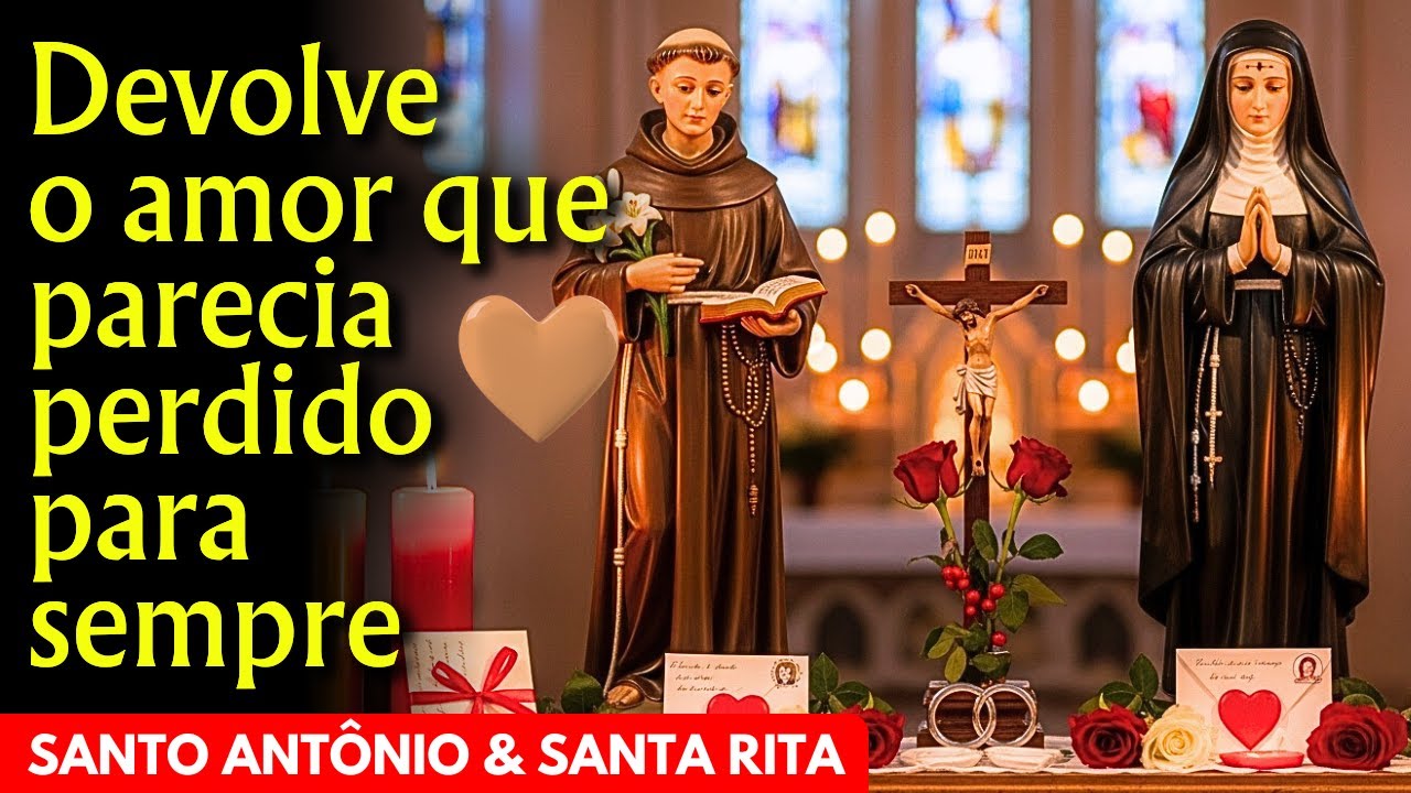 💖 SANTA RITA E SANTO ANTÔNIO - USE APENAS COM QUEM QUE VOCÊ AMA (VOCÊ SE TORNARÁ A OBSESSÃO DELE)💖
