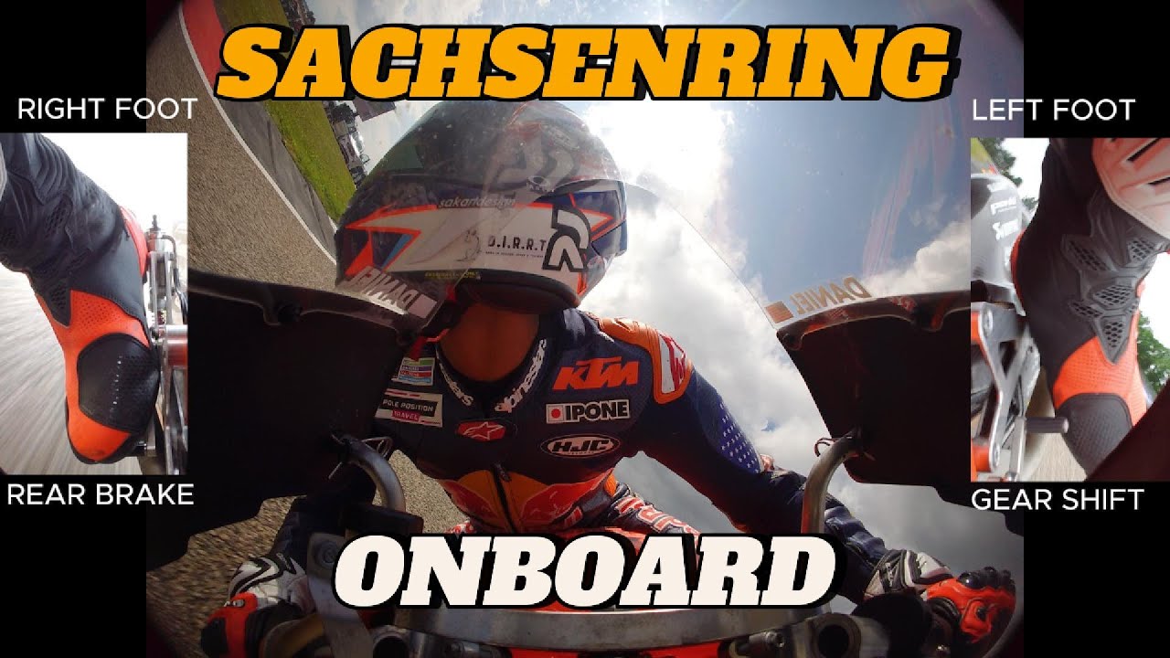 Onboard Moto3 Lap at Sachsenring | Red Bull MotoGP Rookies Cup GoPro POV