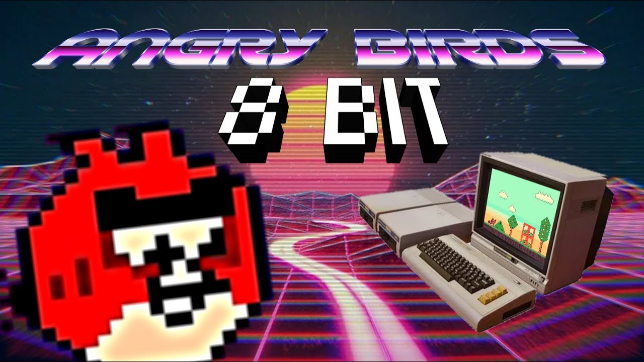 If the game Angry Birds appeared in the 80s? 8 BIT NES