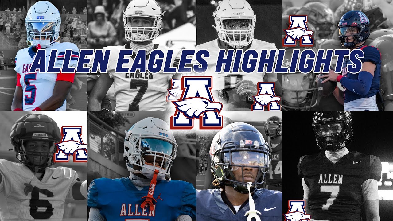 1 HOUR of ALLEN EAGLES FOOTBALL 2024 HIGHLIGHTS #txhsfb