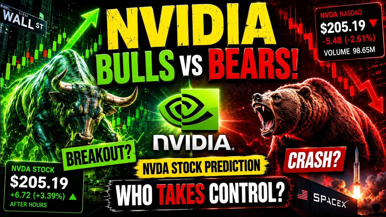Битва быков и медведей по акциям NVDA! Кто победит в следующем движении Nvidia? | Акции Nvidia | ...