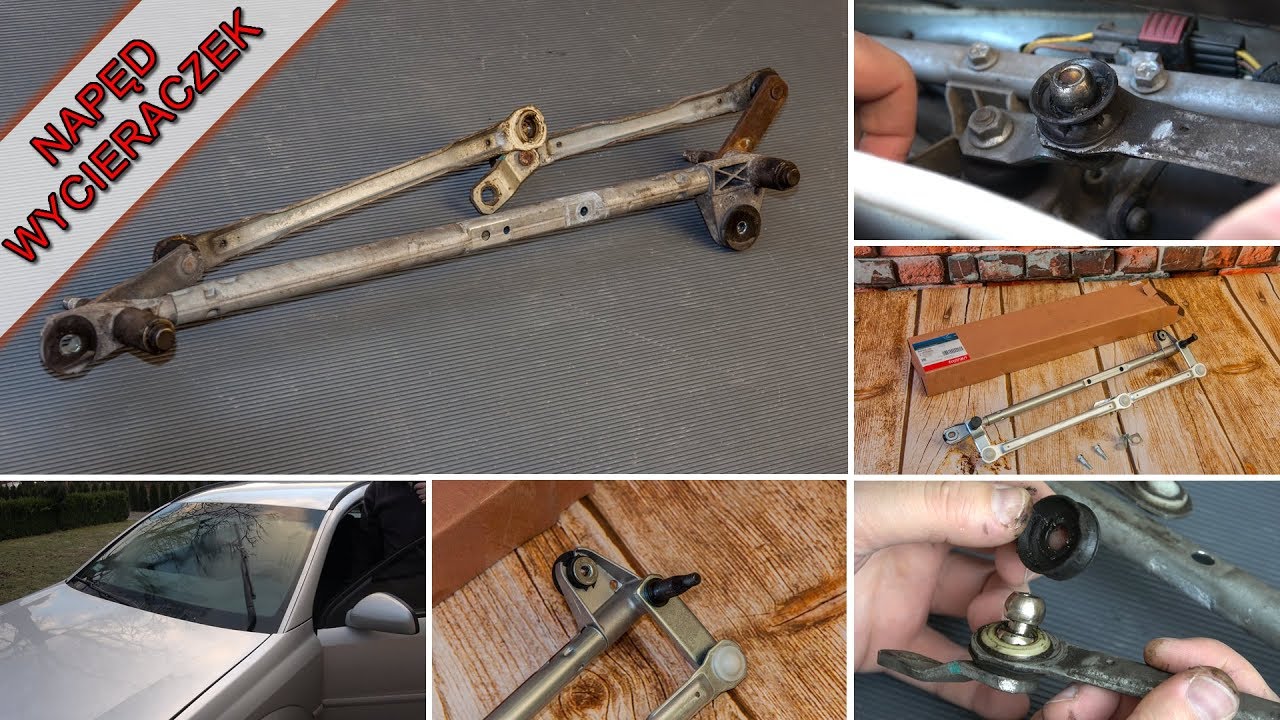 Uszkodzony mechanizm wycieraczek przednich. Vectra C