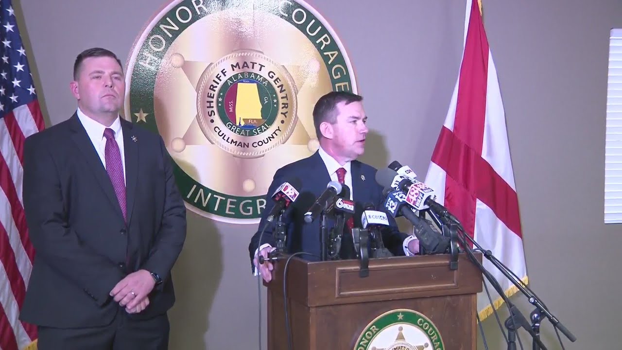 Cullman County News Conference On Hanceville Arrests | Feb. 19, 2025 | News 19 Live