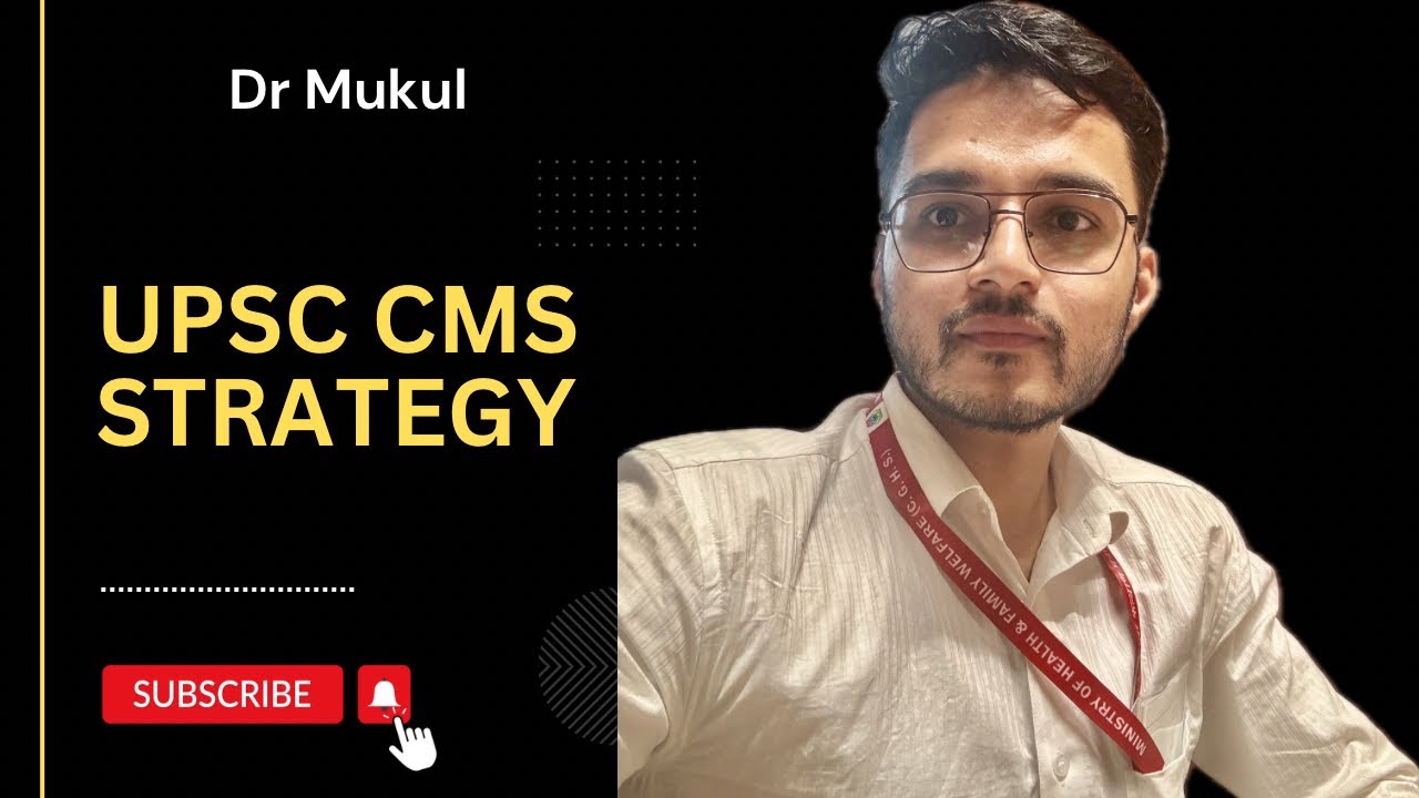 Strategy for upsc cms|motivation| cghs| #cmse #neetpg#fmge #neet#upsc#chs