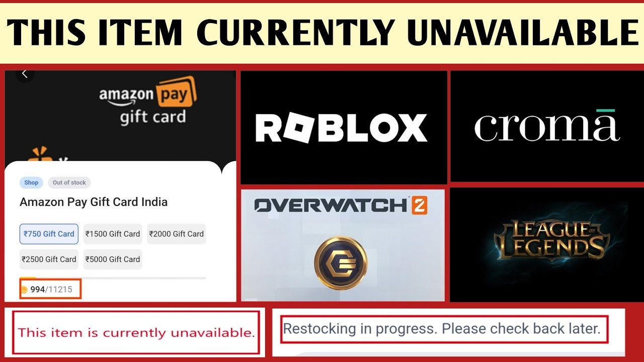 Microsoft Rewards Gift Cards Currently Unavailable | Restocking In Progress New Update 