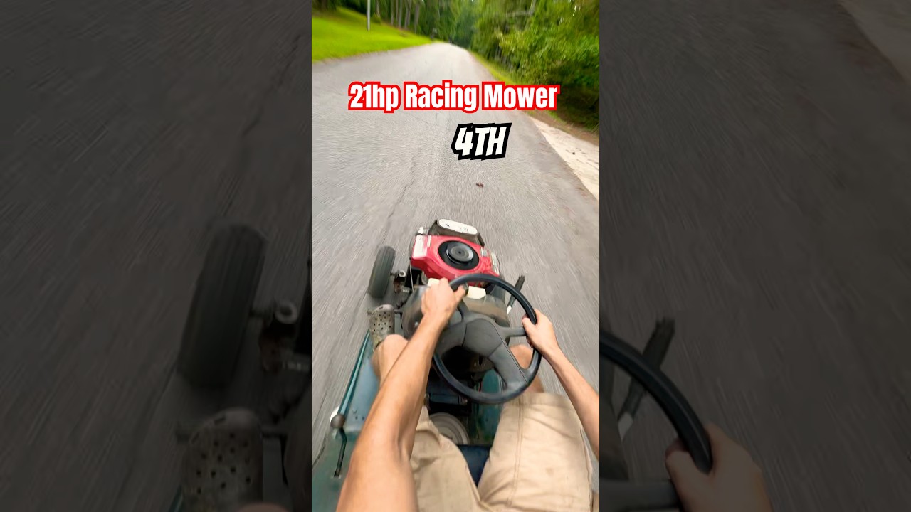 50MPH Racing Mower | 2nd-6th Gear Pull