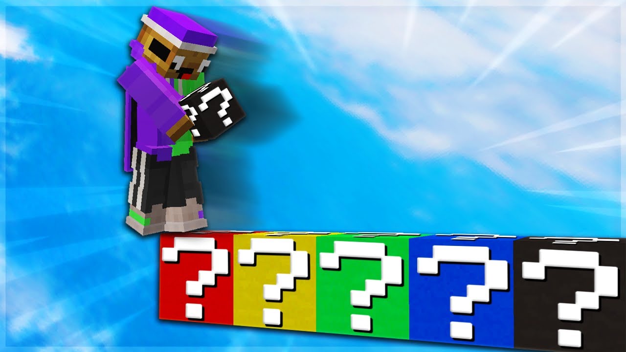 Moonwalking with LUCKY BLOCKS in Bedwars